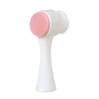 Brosse Nettoyante Visage Double Face – Exfoliation & Glow Instantané