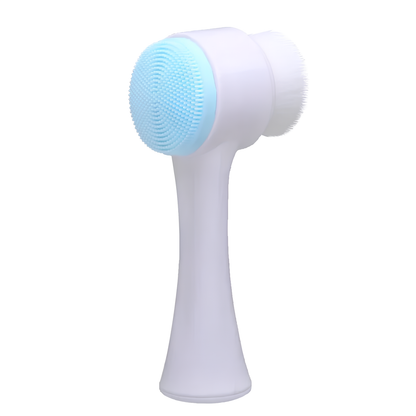 Brosse Nettoyante Visage Double Face – Exfoliation & Glow Instantané