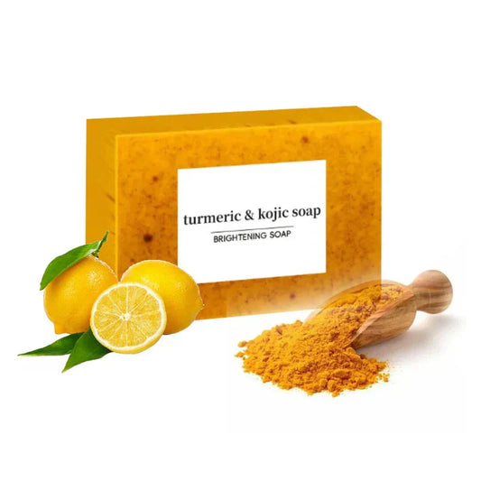 Savon Éclaircissant au Curcuma & Acide Kojique – Teint Unifié & Éclat Nature