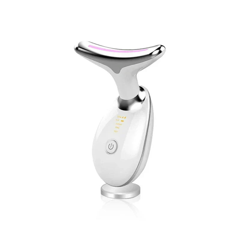 Masseur Visage Anti-Âge à Micro-Vibrations & Chaleur Douce