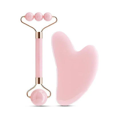 Coffret Rouleau de Jade & Gua Sha – Massage Drainant & Éclat du Visage