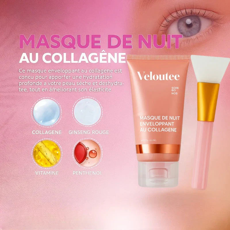 Masque de Nuit au Collagène – Hydratation Intense & Effet Repulpant