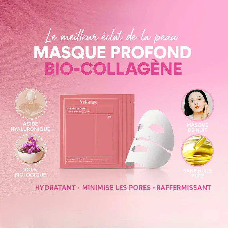 Masque de Massage au Collagène – Hydratant, Liftant & Raffermissant
