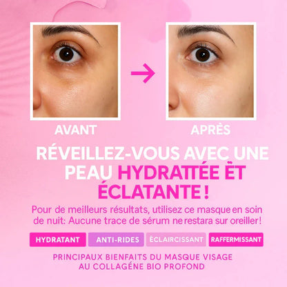 Masque de Massage au Collagène – Hydratant, Liftant & Raffermissant