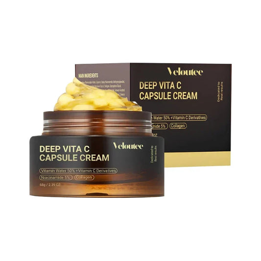 Crème Visage à la Vitamine C – Éclat, Hydratation & Collagène Marin